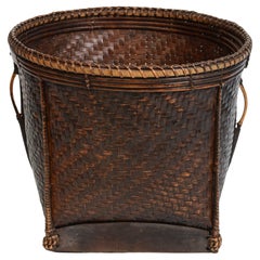 Vintage 20th Century, Laos Bamboo Basket