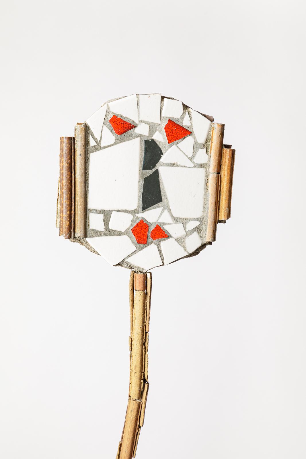 Mid-Century Modern 20th century large abstract figurative sculpture by Jean Linard La Borne 122 cm For Sale