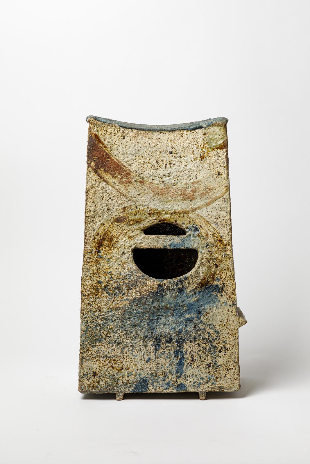 Michel Delmotte

20th century large abstract stoneware ceramic vase by Michel Delmotte

Signed and dated 1969

Original perfect condition

Height 47 cm
Large 27 cm
Depth 16 cm