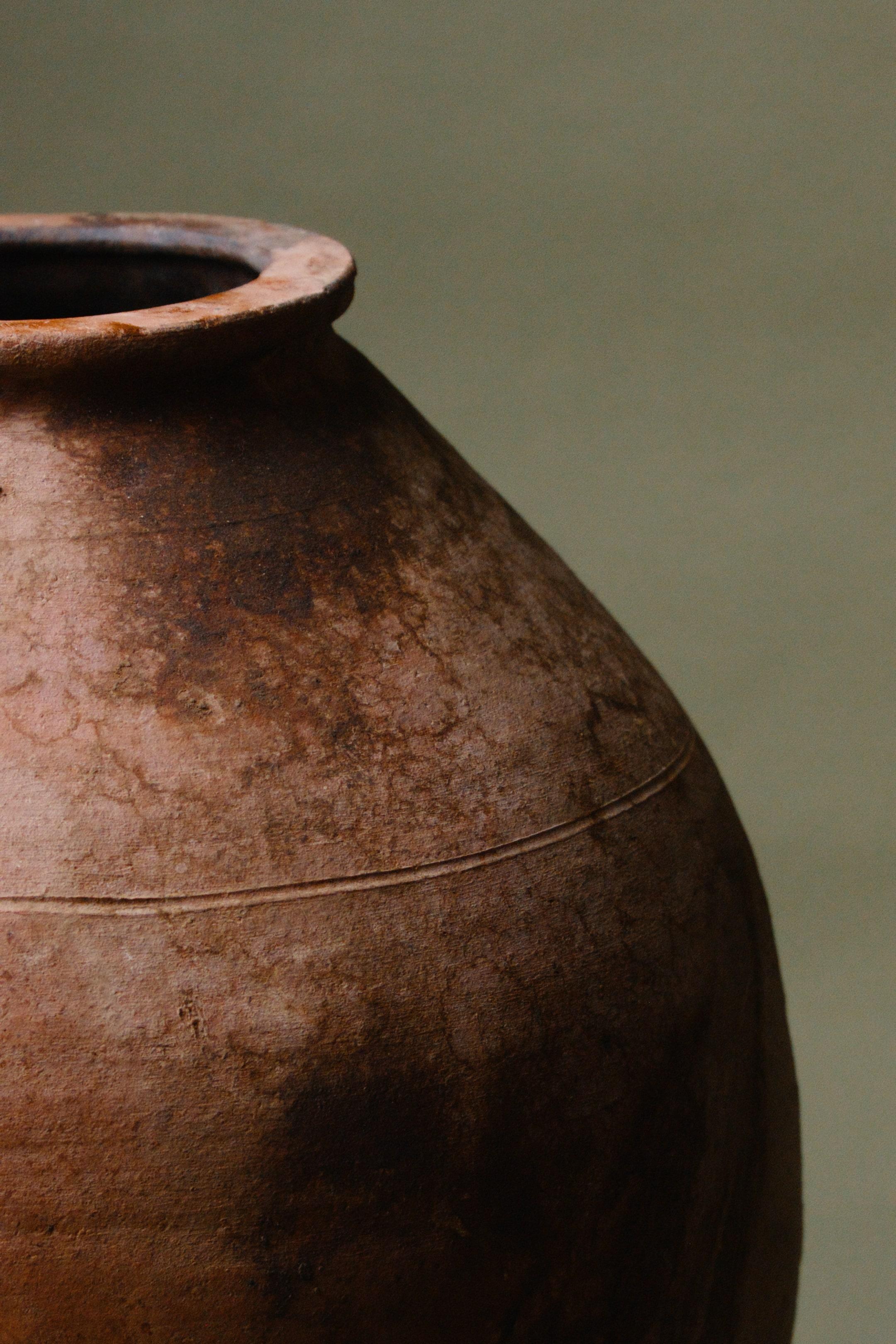 Gran tinaja de terracota de Anatolia del siglo XX 2