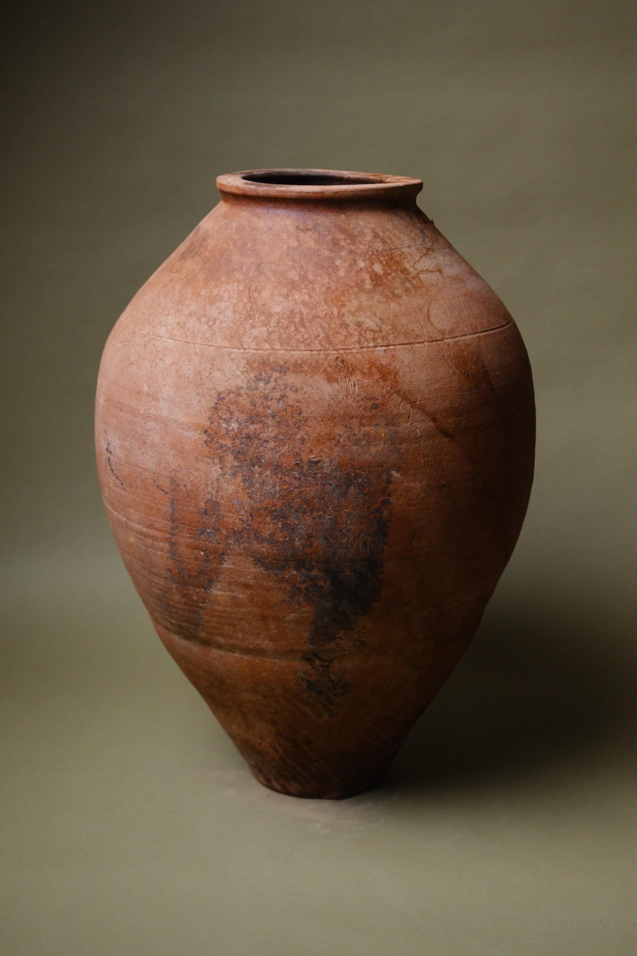 Gran tinaja de terracota de Anatolia del siglo XX Hecho a mano