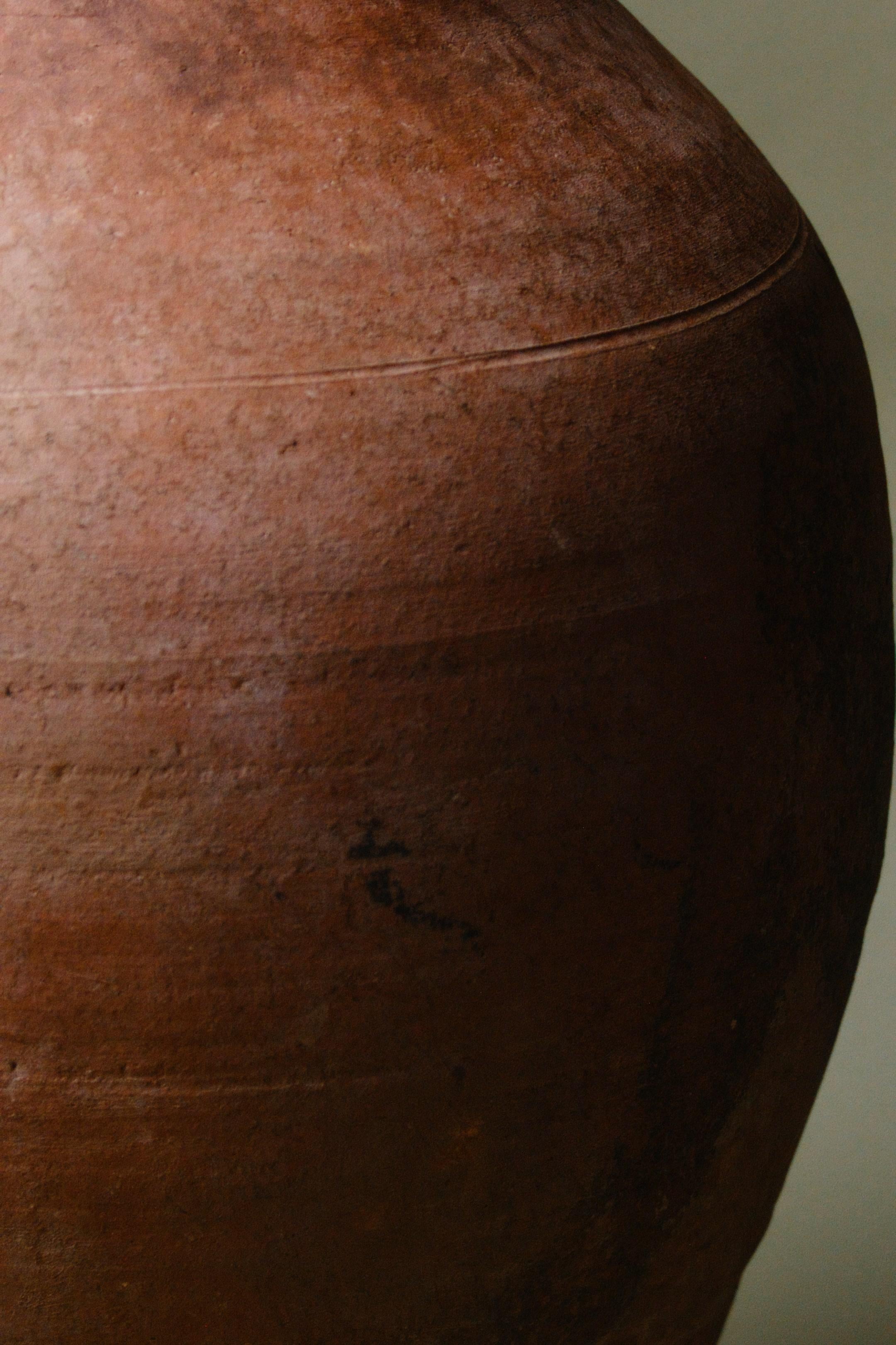 Gran tinaja de terracota de Anatolia del siglo XX en Bueno Estado en London, GB