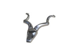 20th Century Large Aluminum Antelope Head Sculpture by Arthur Edward Court