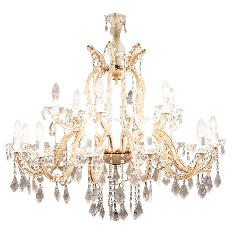 20th Century Large Antique Chandelier