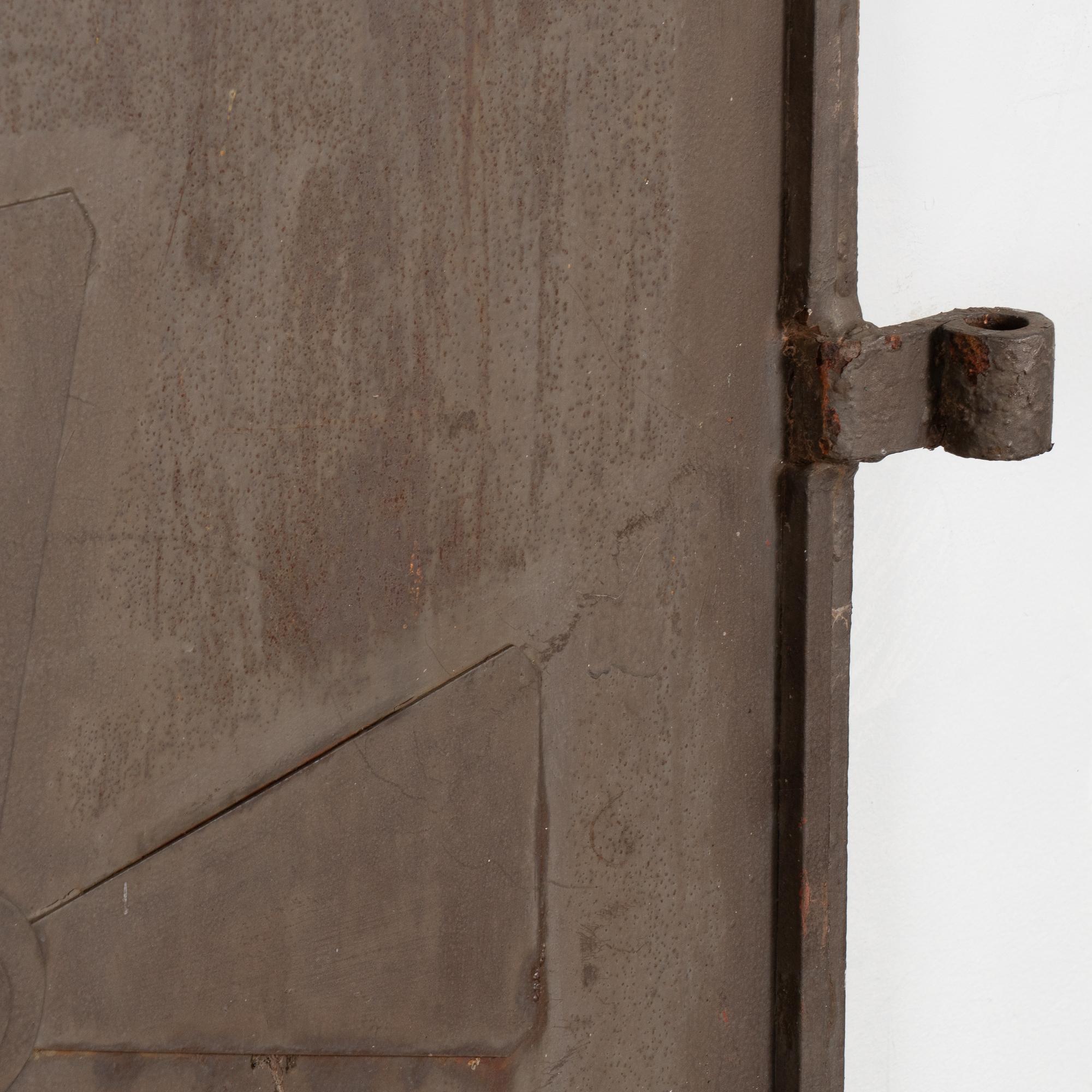 20th Century Large Arched Iron Gate Doors, Hungary 5