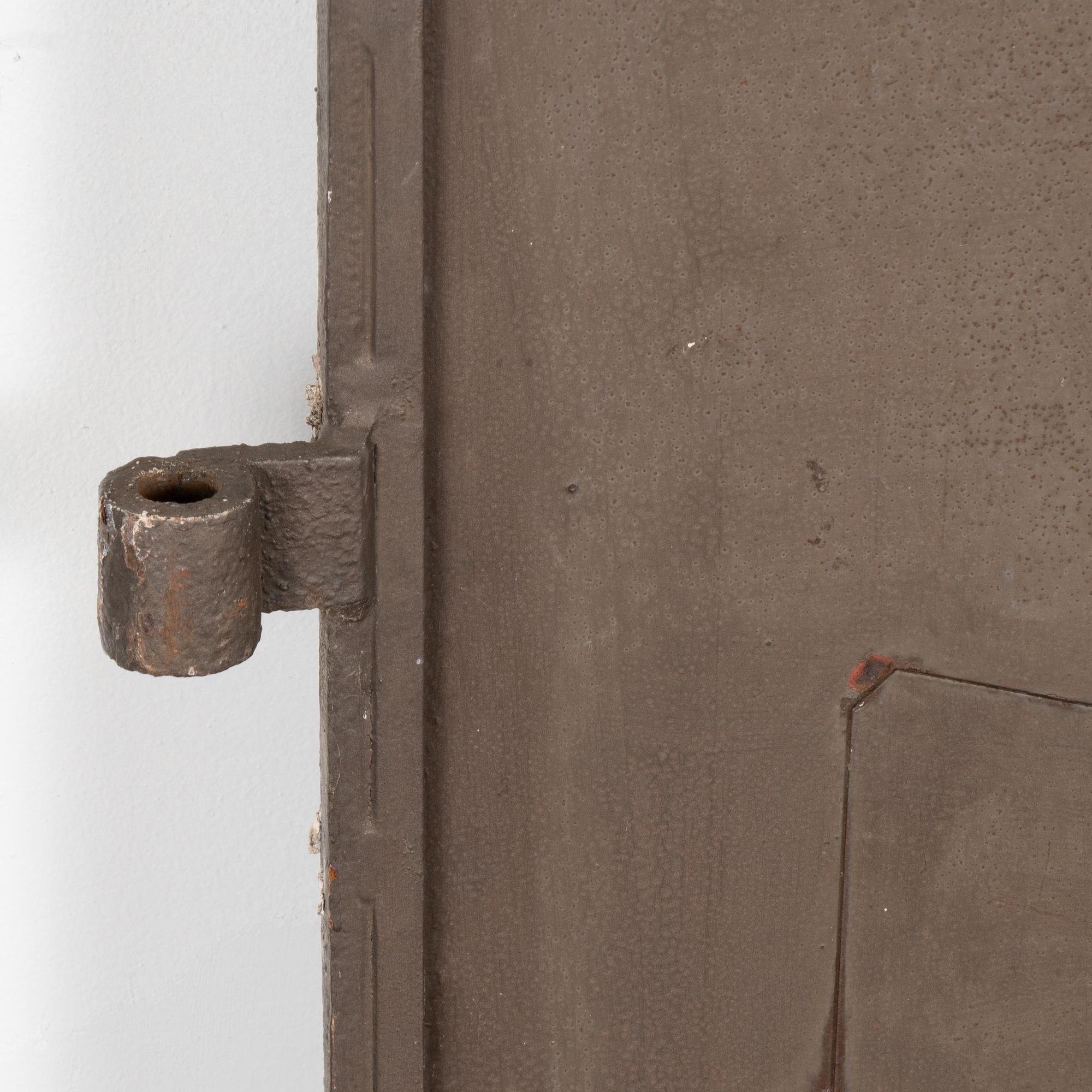 20th Century Large Arched Iron Gate Doors, Hungary 6