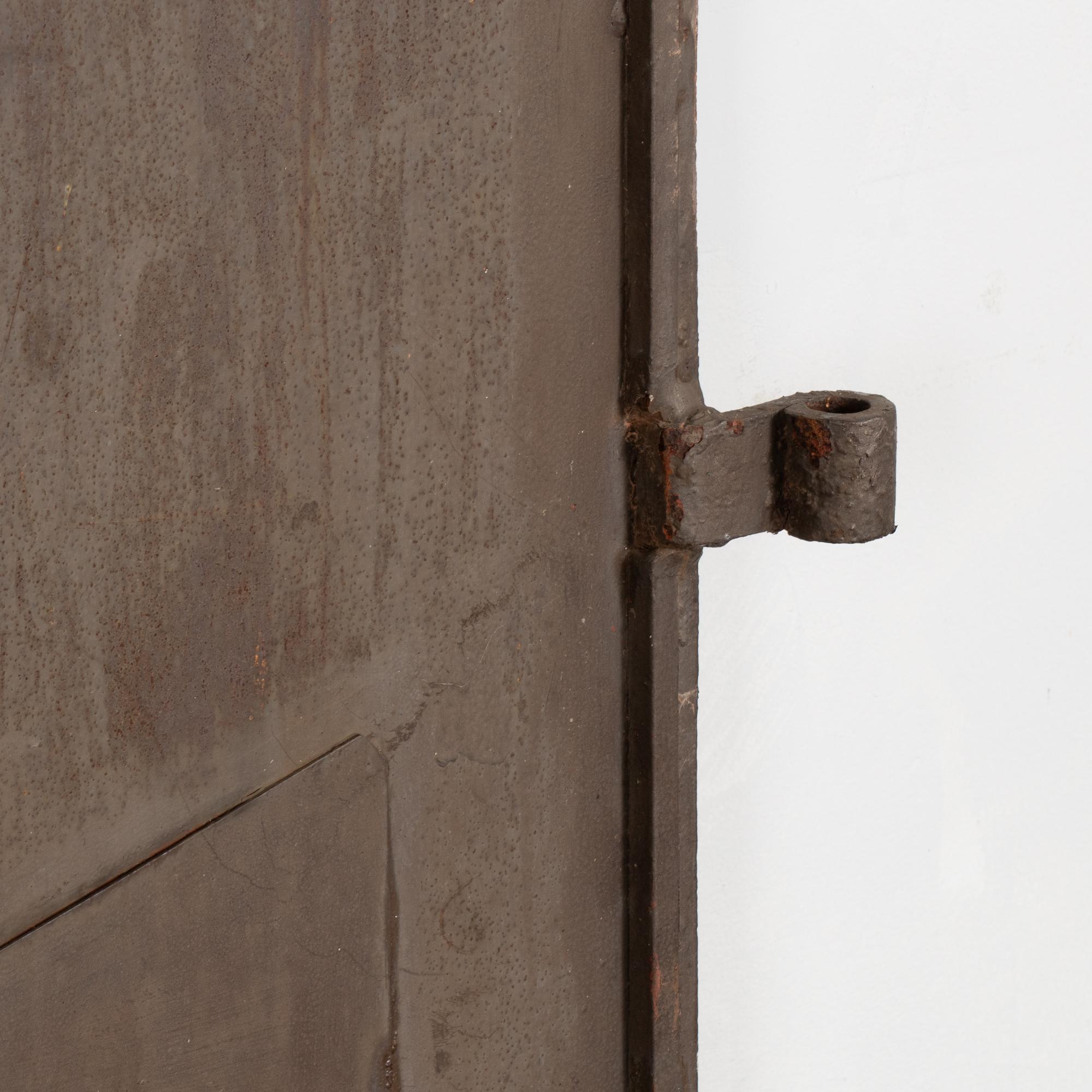 20th Century Large Arched Iron Gate Doors, Hungary 4