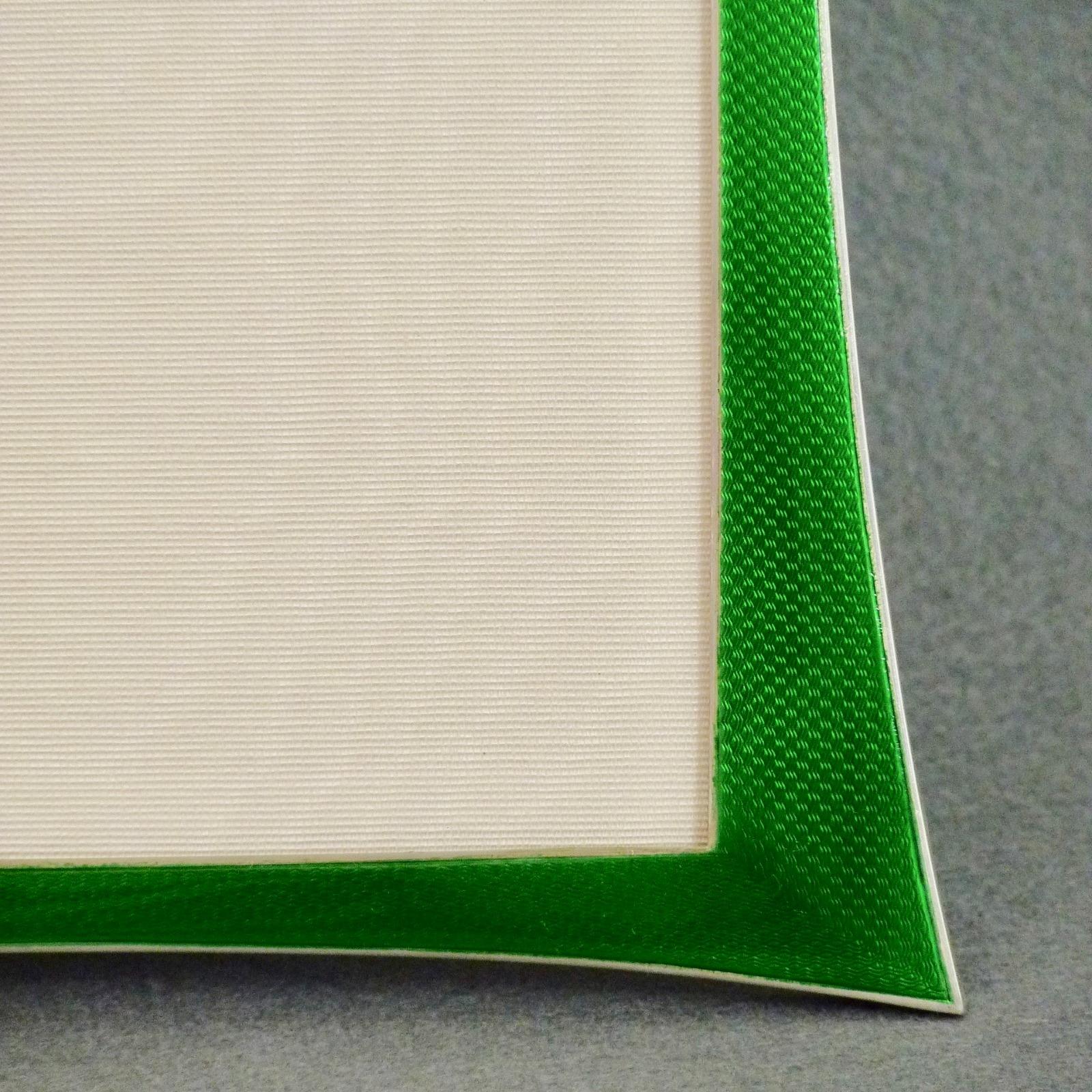 20th Century Large Art Deco Sterling Silver & Guilloche Enamel Photo Frame, 1929 In Excellent Condition In London, GB