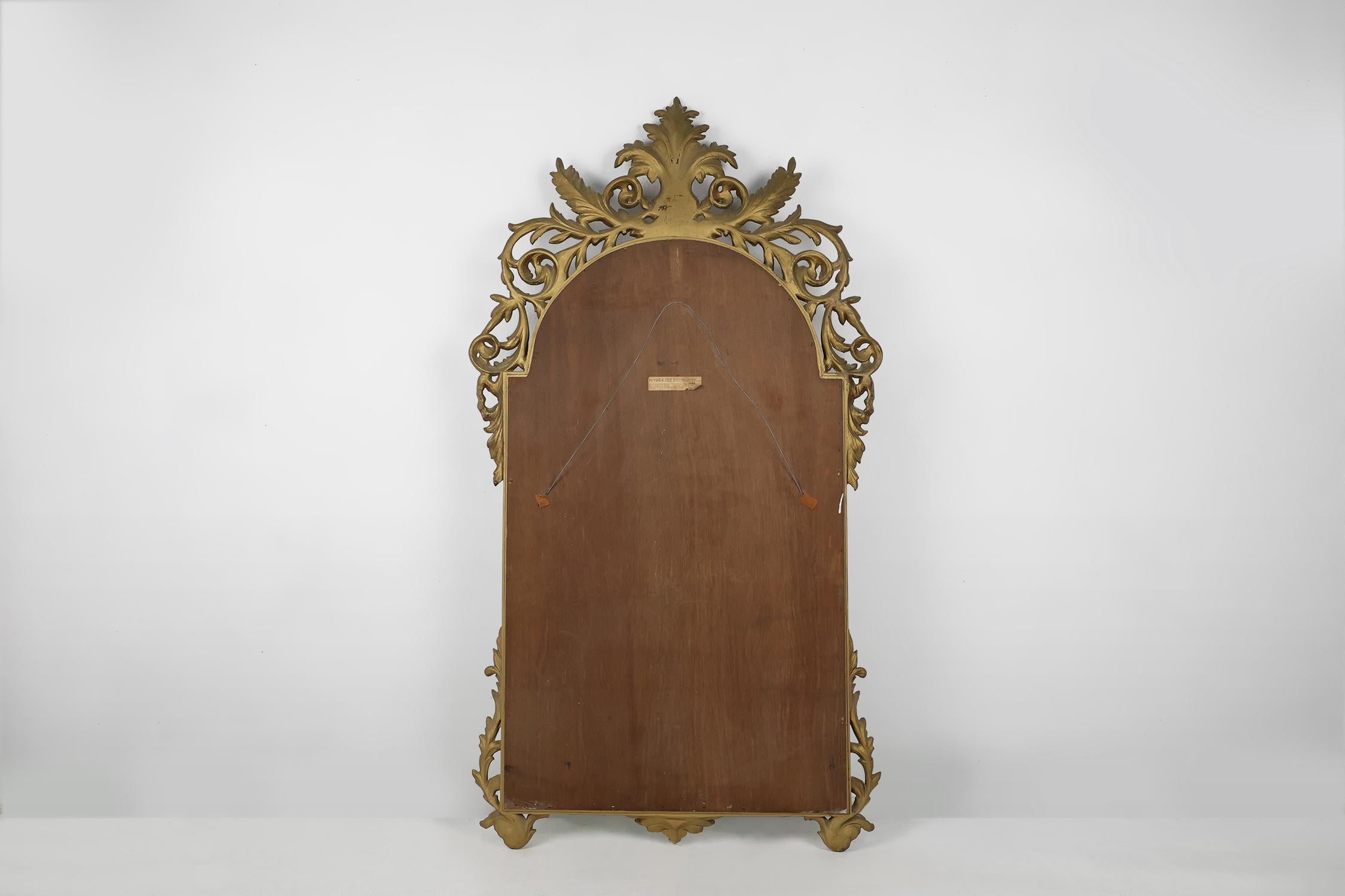 20th Century large Baroque Mirror by Deknudt, Belgium For Sale 6
