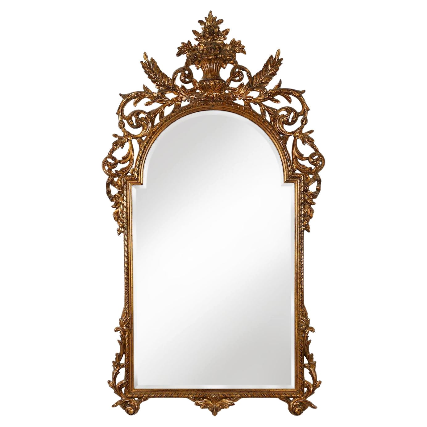 20th Century large Baroque Mirror by Deknudt, Belgium For Sale