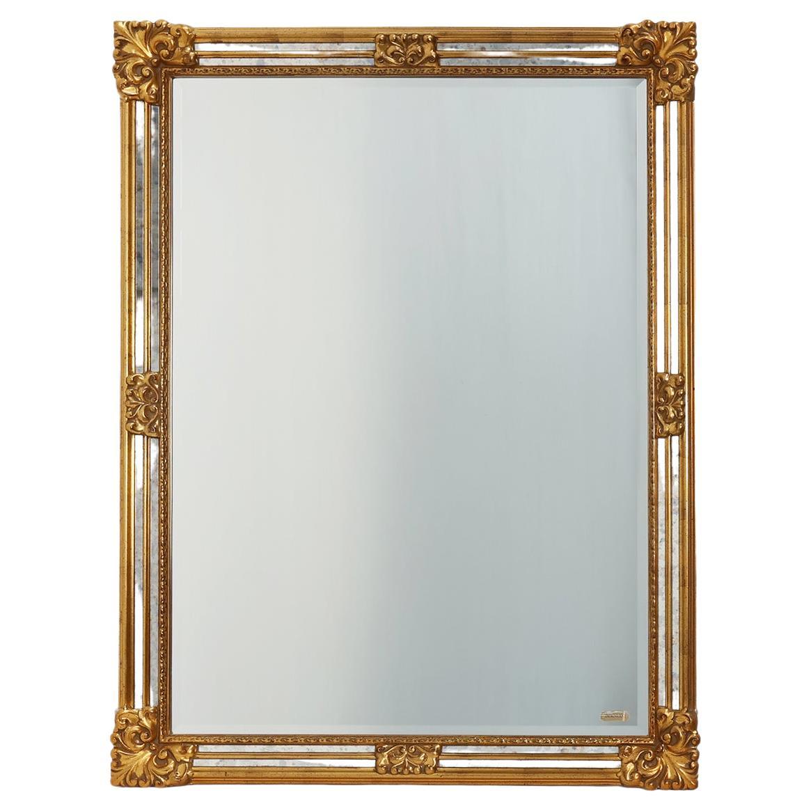 20th century Large Baroque Wall Mirror by DeKnudt, Belgium