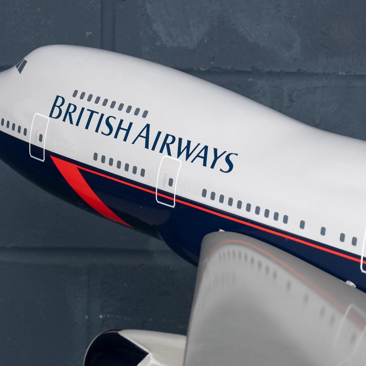 Boeing 747 Grande Del Siglo XX Con Librea Landor De British Airways Por Modelos Space 9