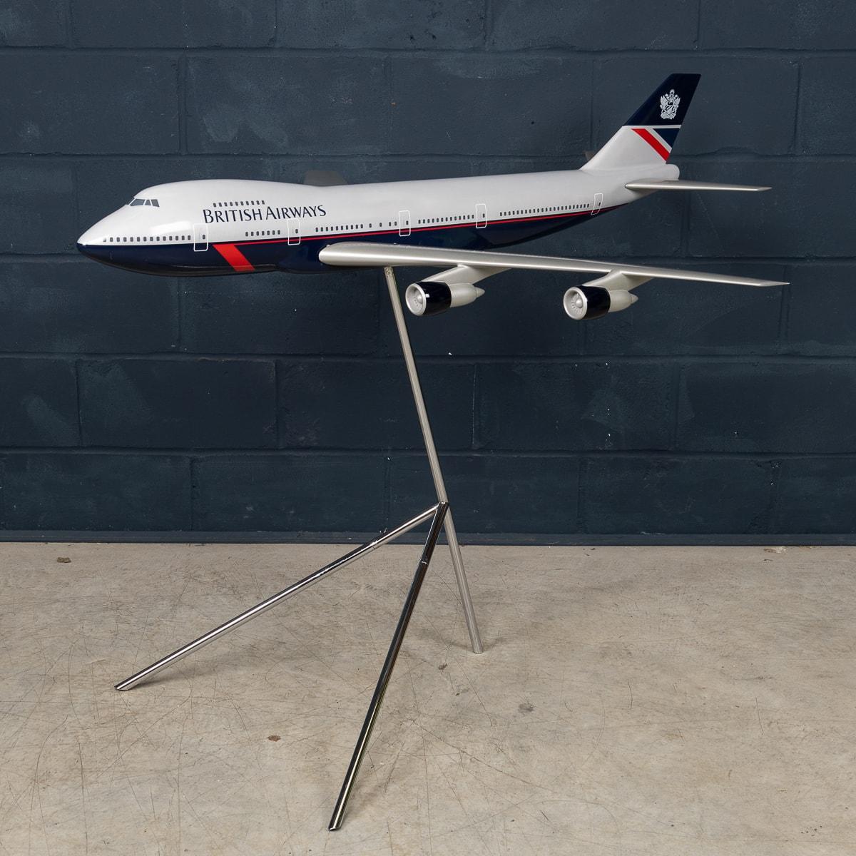 Boeing 747 Grande Del Siglo XX Con Librea Landor De British Airways Por Modelos Space Otro