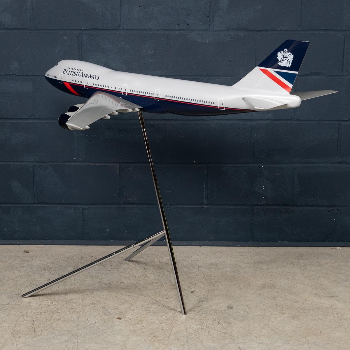 Boeing 747 Grande Del Siglo XX Con Librea Landor De British Airways Por Modelos Space Británico