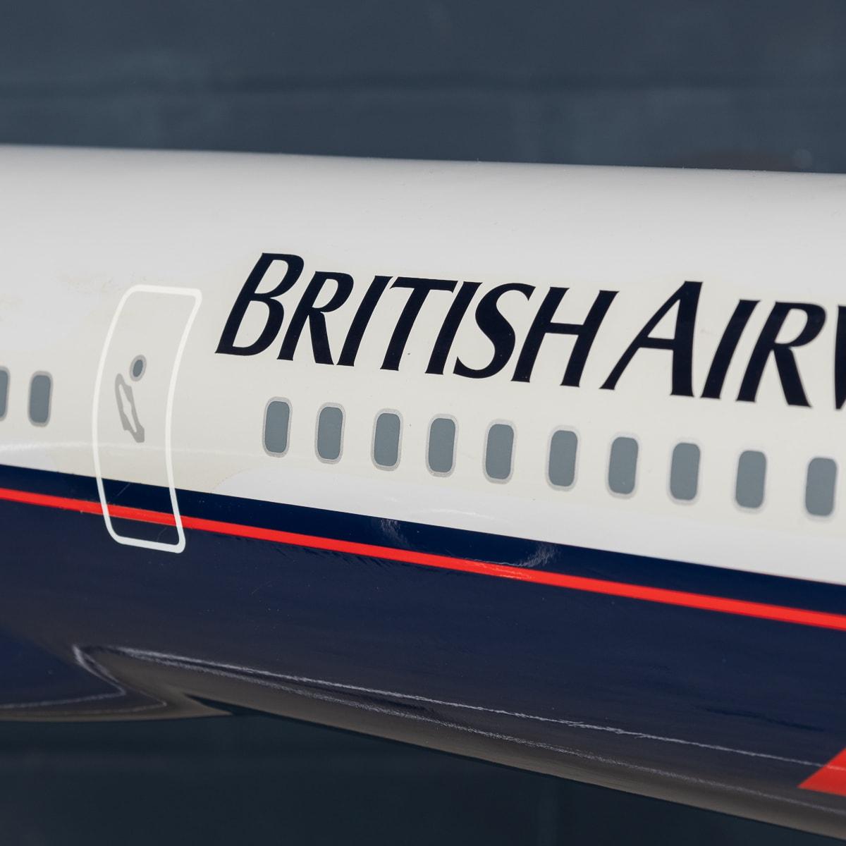 Grand Boeing 757 du 20e siècle, utilisé comme compagnon de terrestre de British Airways par des modèles spatiaux en vente 3