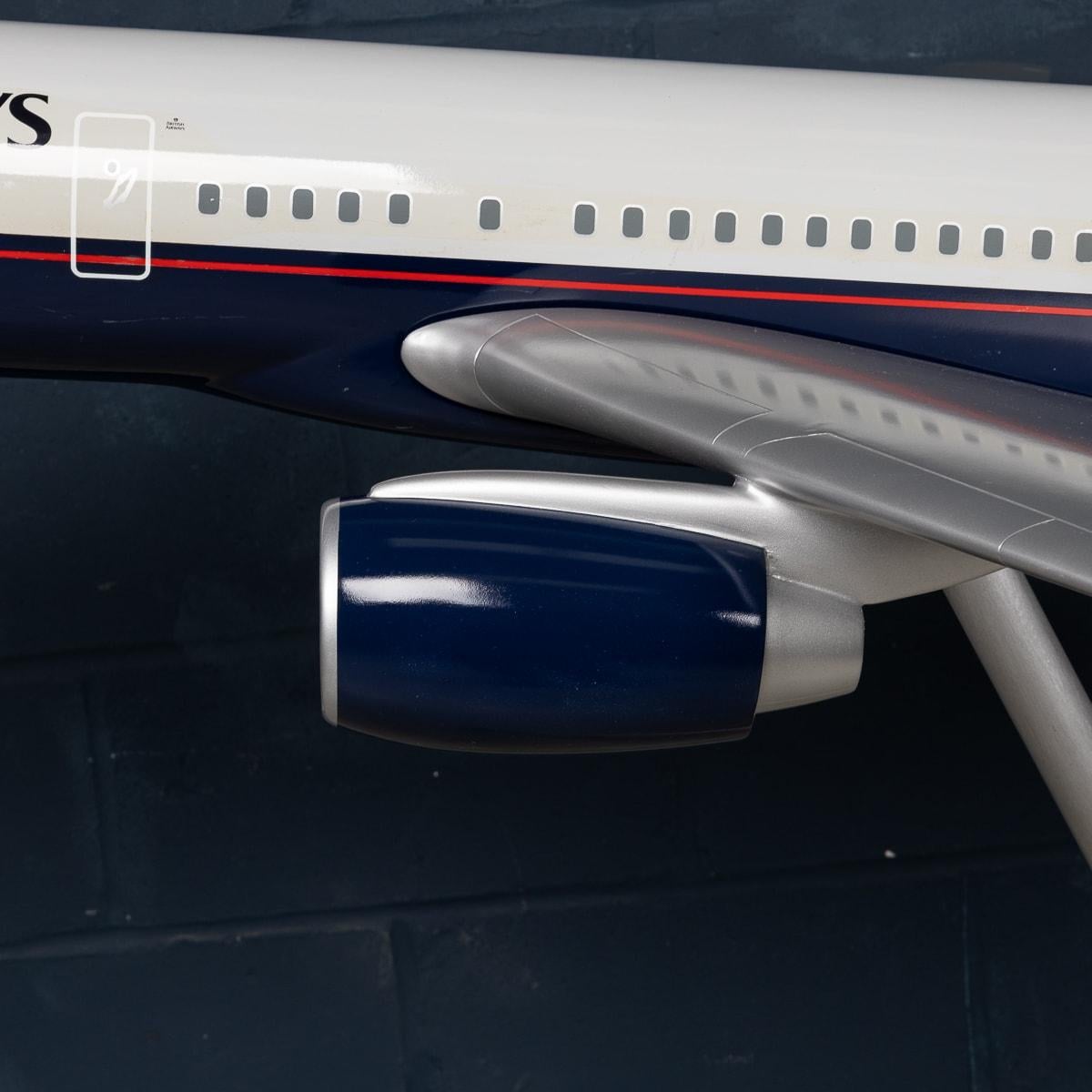 Grand Boeing 757 du 20e siècle, utilisé comme compagnon de terrestre de British Airways par des modèles spatiaux en vente 8