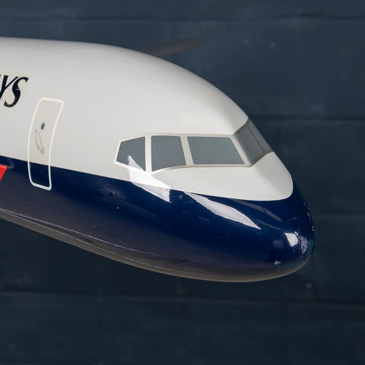Grand Boeing 757 du 20e siècle, utilisé comme compagnon de terrestre de British Airways par des modèles spatiaux en vente 1
