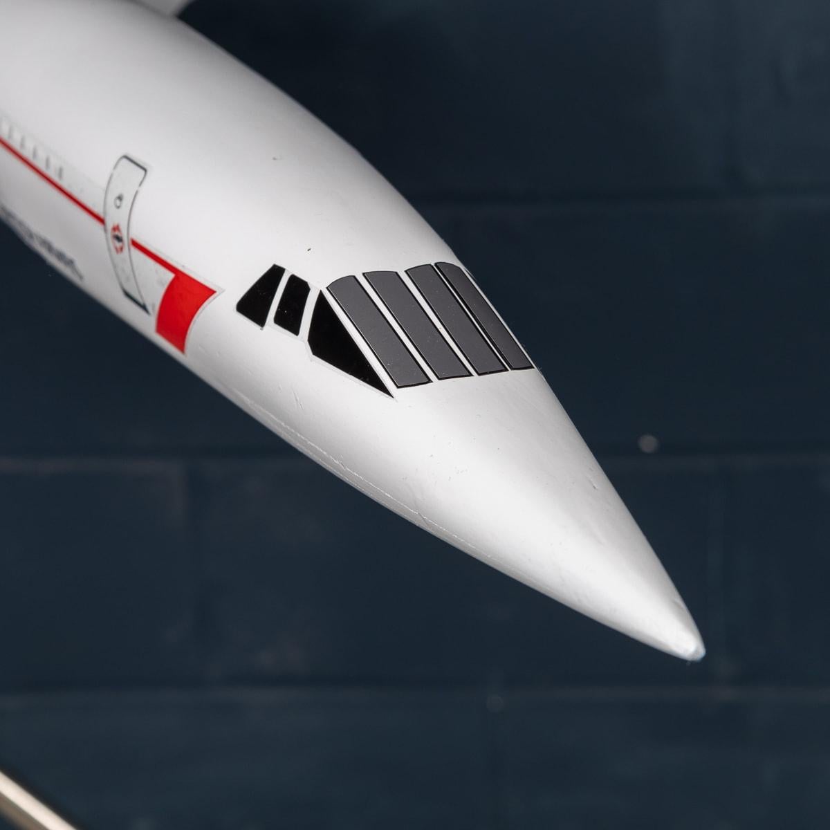 Grande maquette du Concord de British Airways du 20e siècle A.I.C. Angleterre c.1990 en vente 4