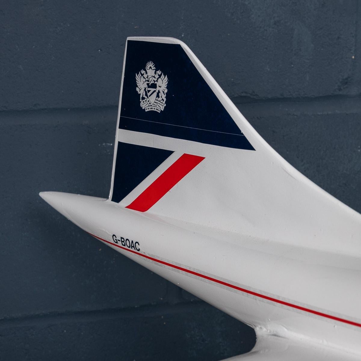 Grande maquette du Concord de British Airways du 20e siècle A.I.C. Angleterre c.1990 en vente 6