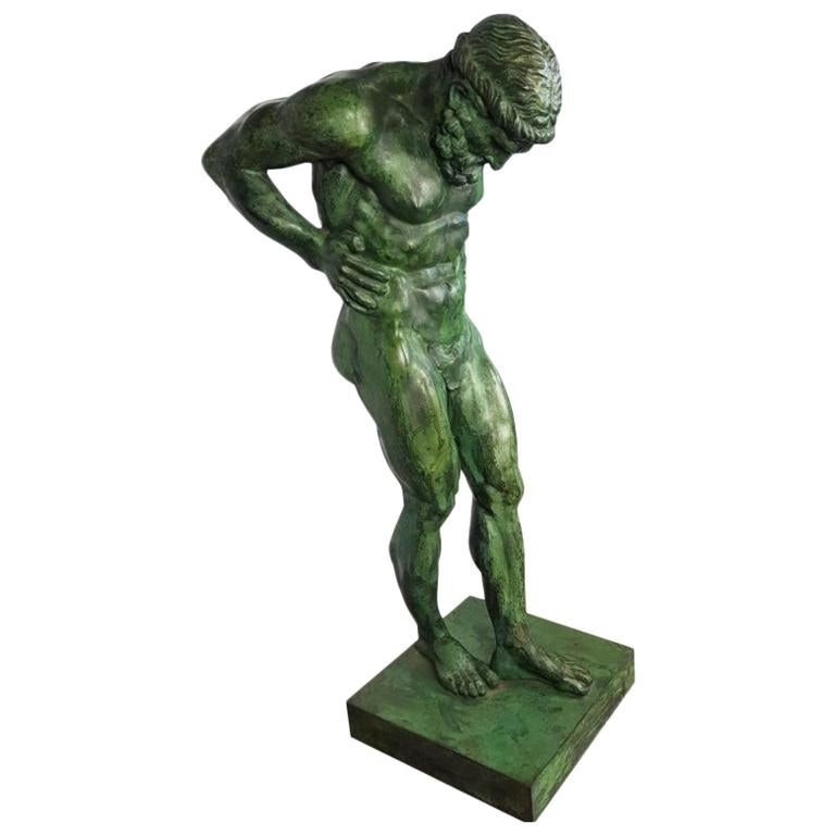 20th Century Large Bronze Statue of Atlas For Sale at 1stDibs