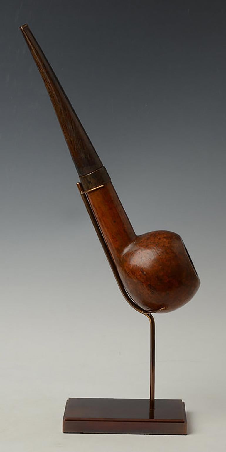 20th Century, Large Burmese Wooden Pipe For Sale 4