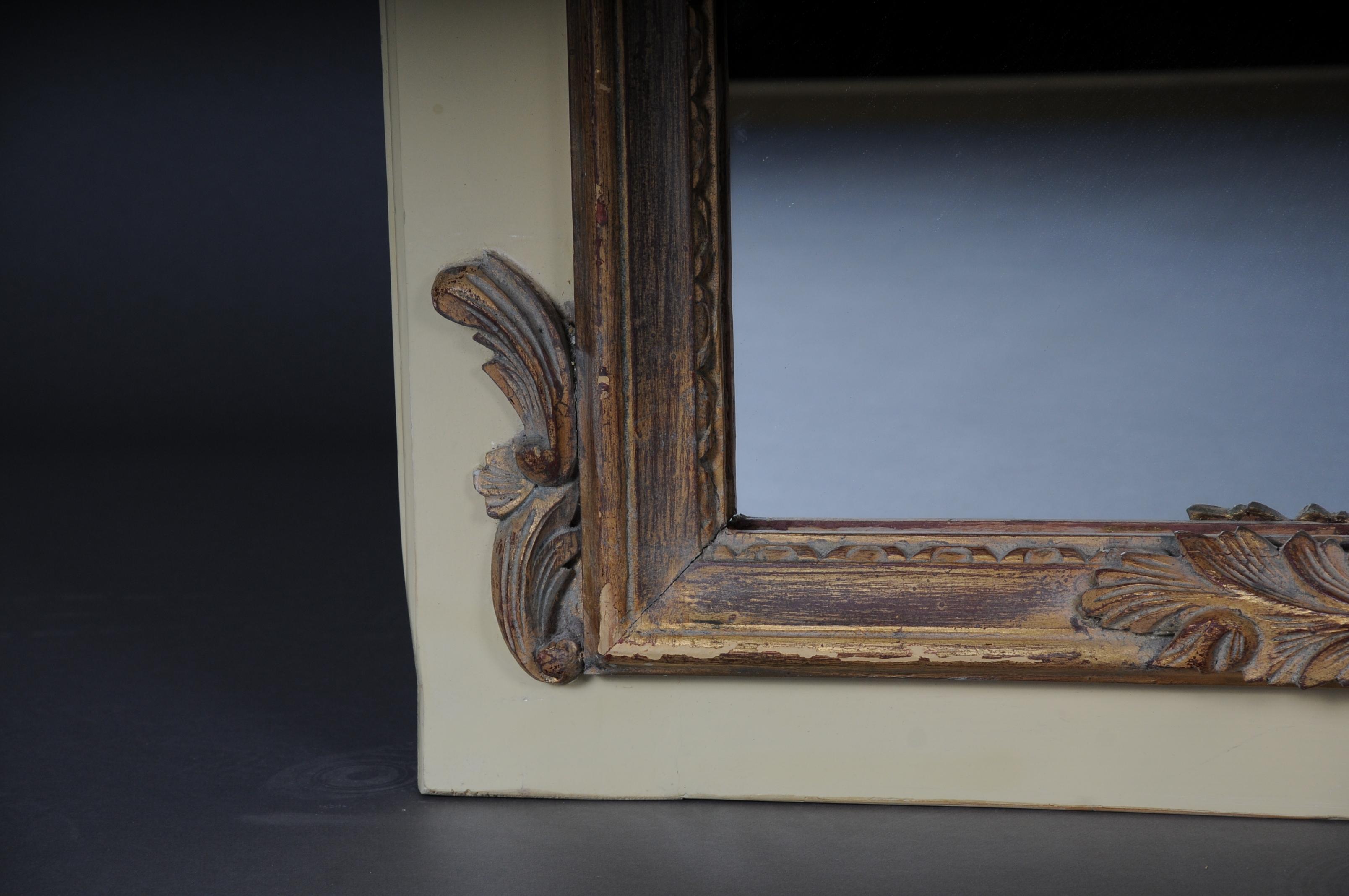 20th Century Large Classicism Full Length Mirror, Beechwood For Sale 3