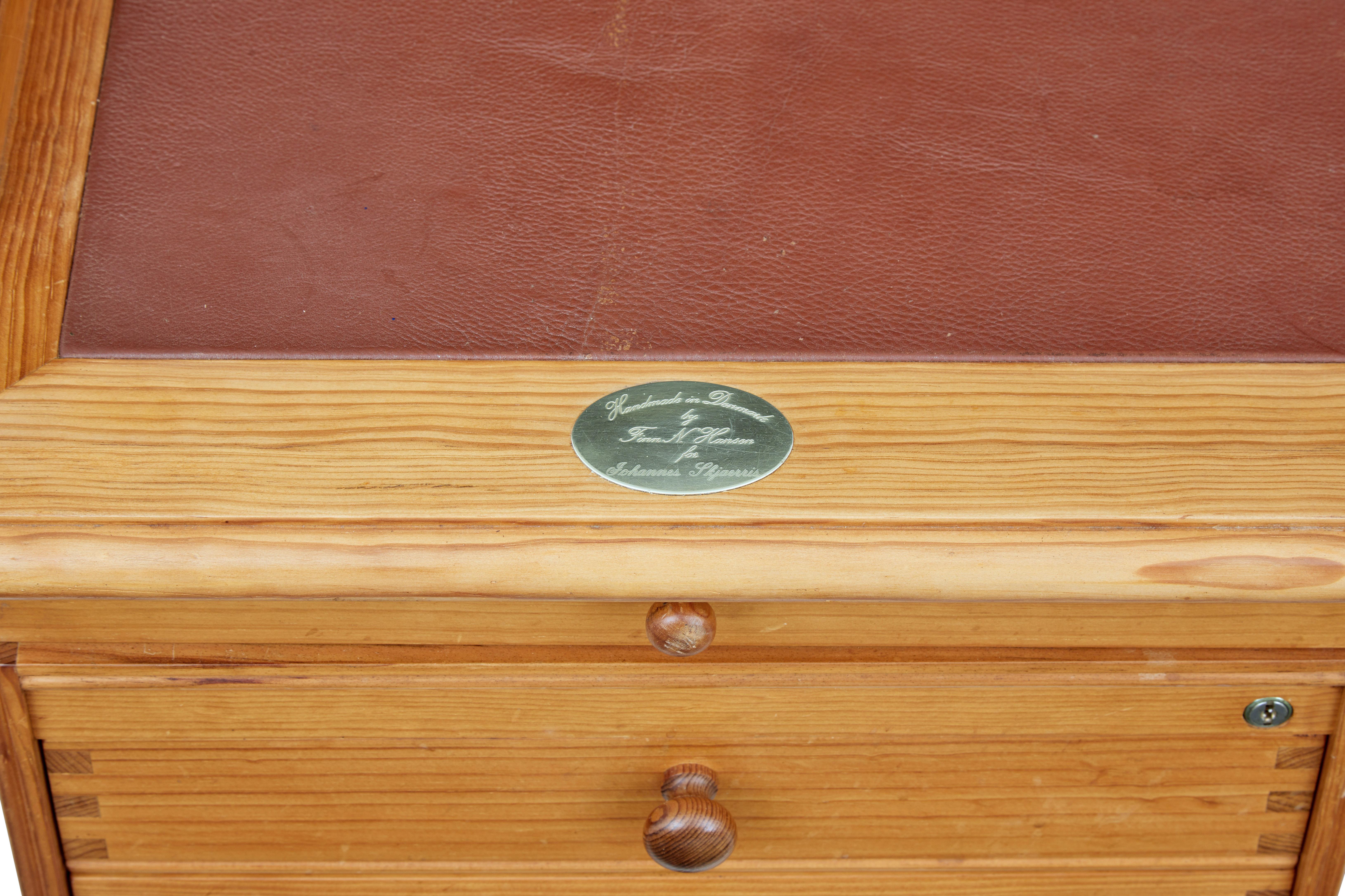 Late 20th Century Large Danish Pine Desk and Chair by Finn N Hansen 8