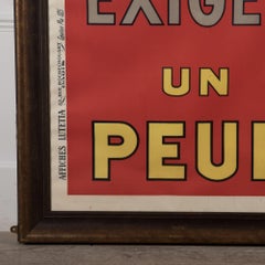 20th Century, Large Framed Absinthe Advertising Poster