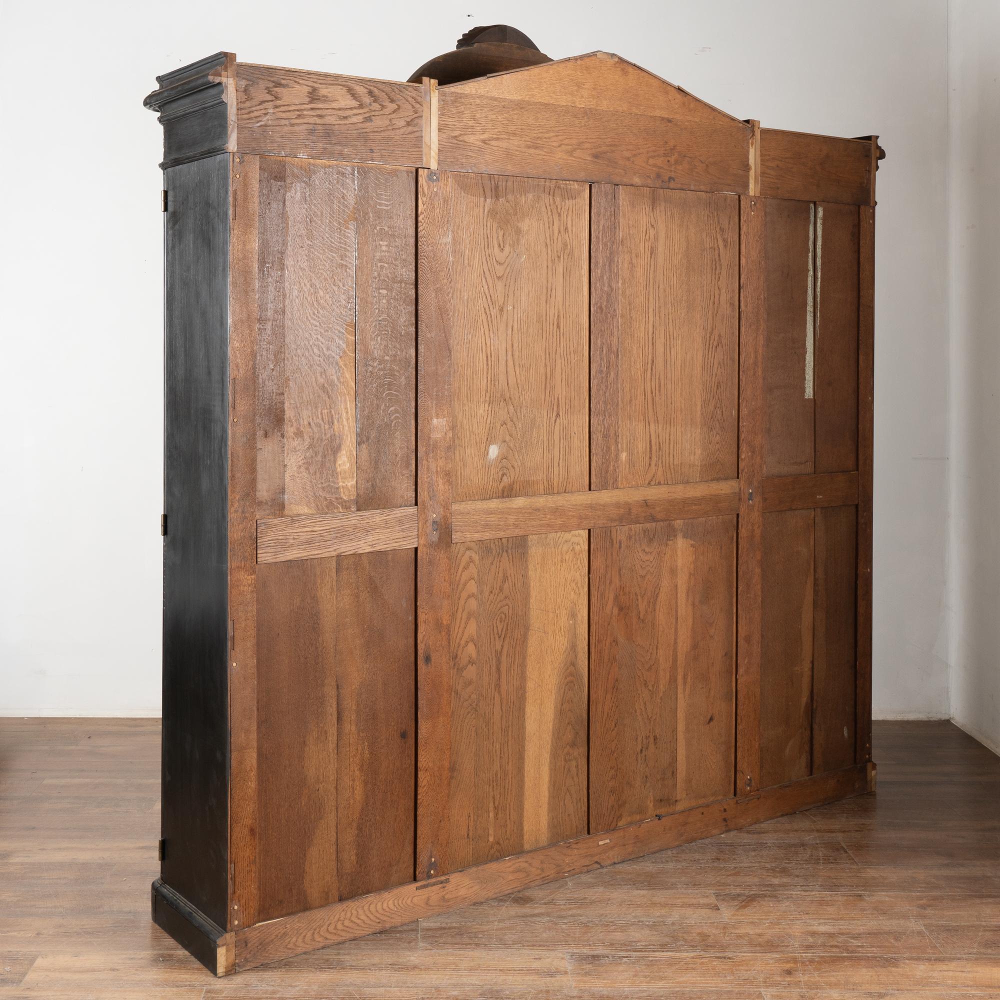 Vetrina libreria in Oak francese del XX secolo con ripiani regolabili in vendita 6