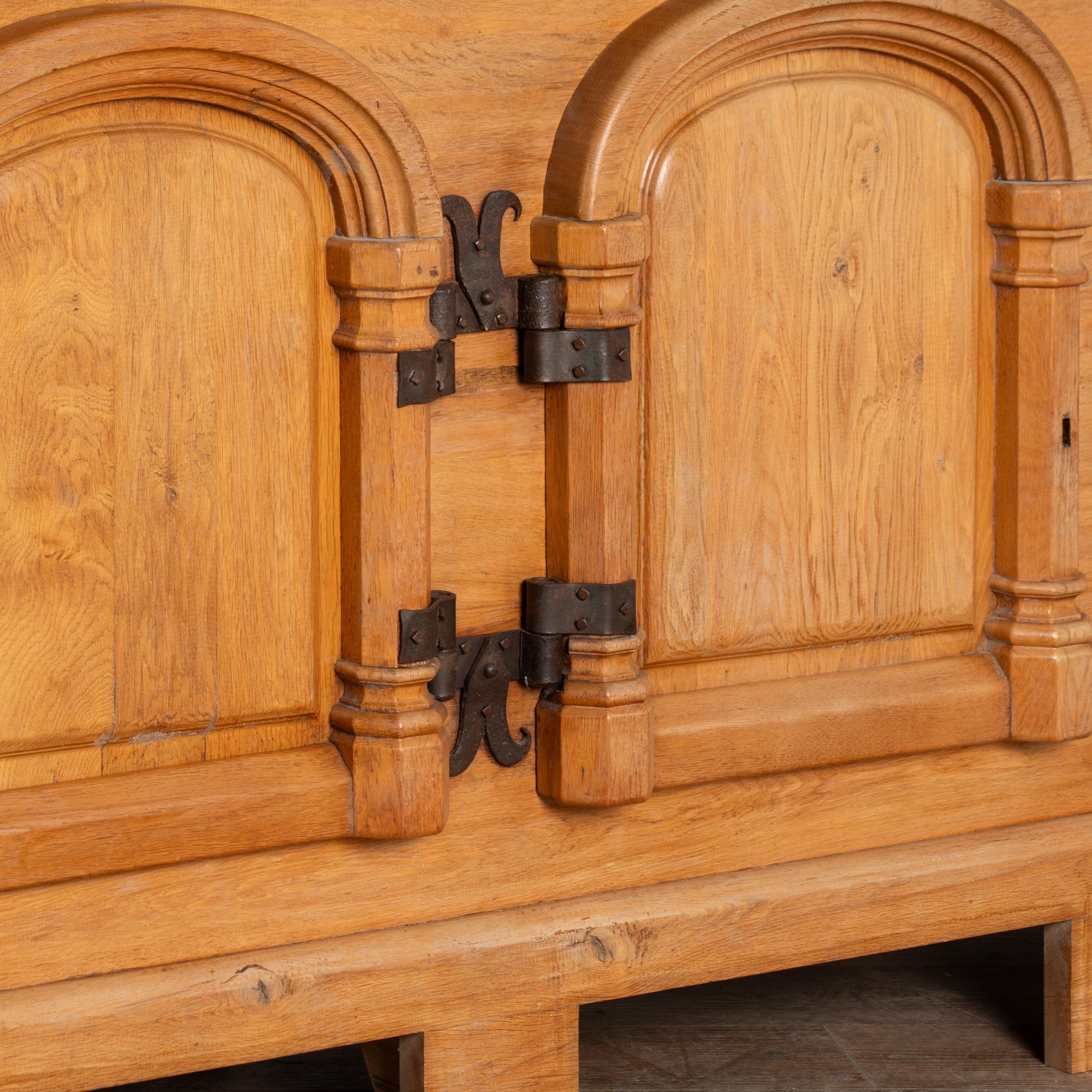 20th Century Large French Oak Sideboard Serving Buffet Store Counter or Bar For Sale 1