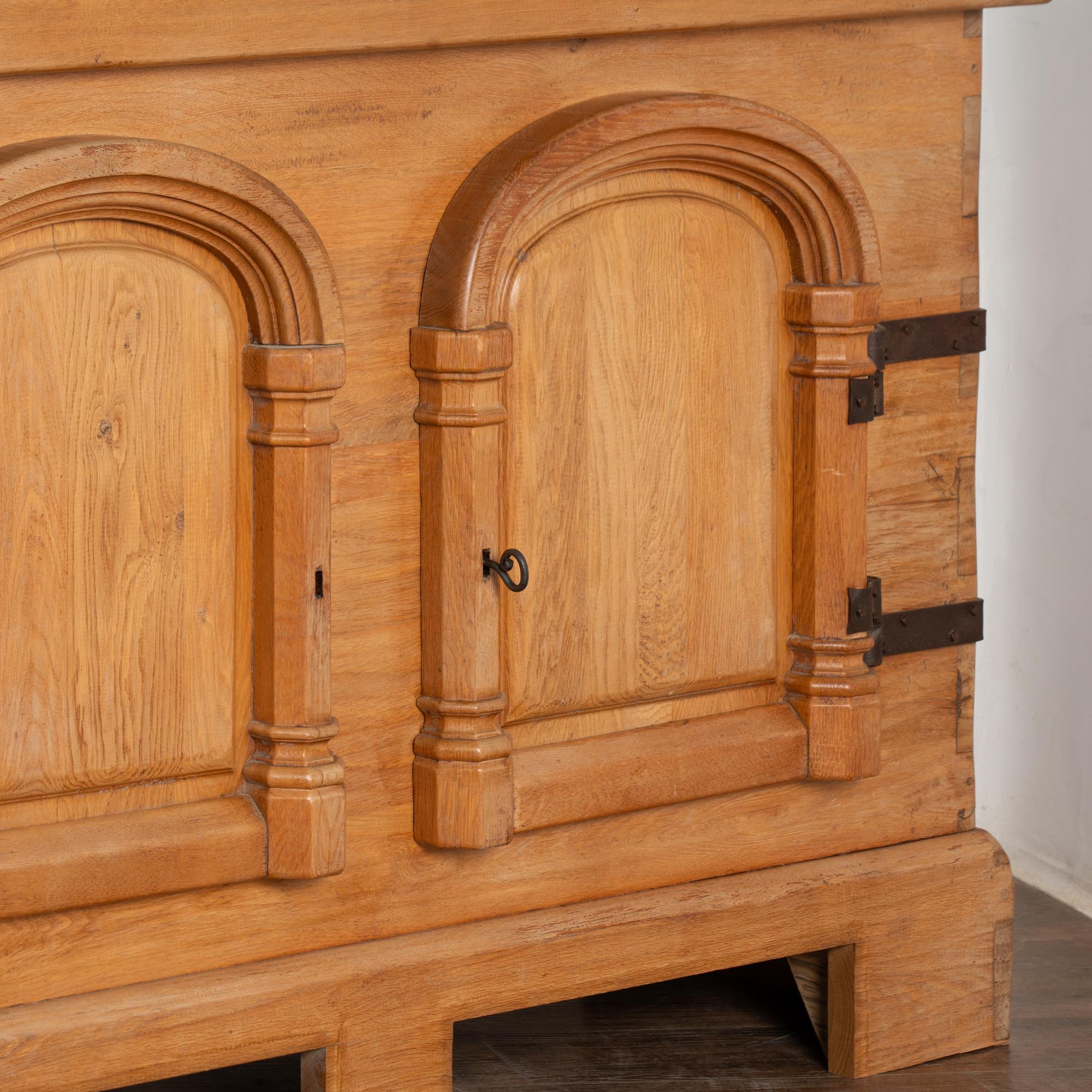 20th Century Large French Oak Sideboard Serving Buffet Store Counter or Bar For Sale 2