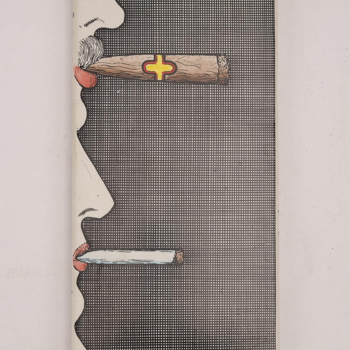 Gran caja de cerillas de metal del siglo XX Por Piero Fornasetti, Italia, c.1960 en venta 3
