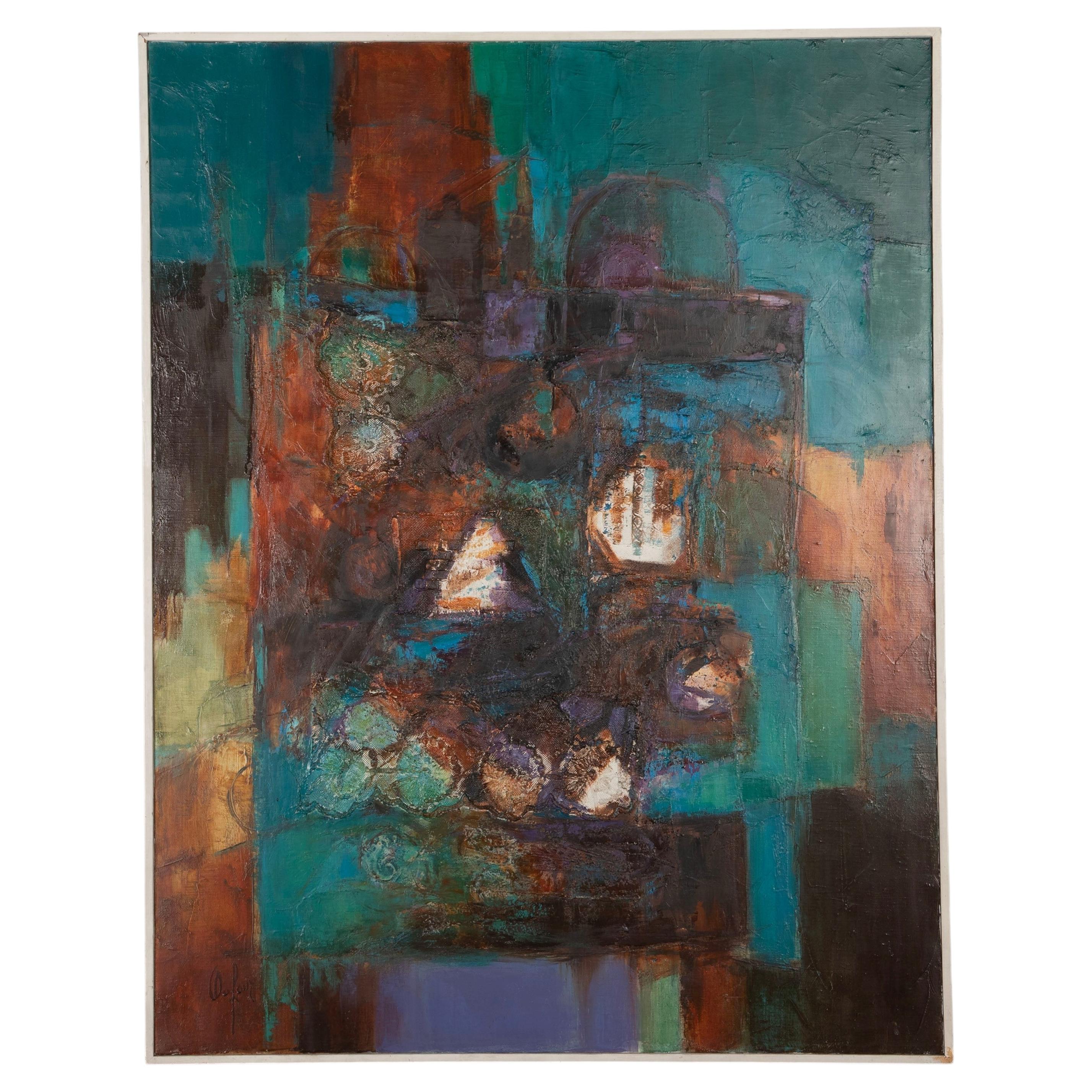 20th Century Large Mixed Media Study For Sale