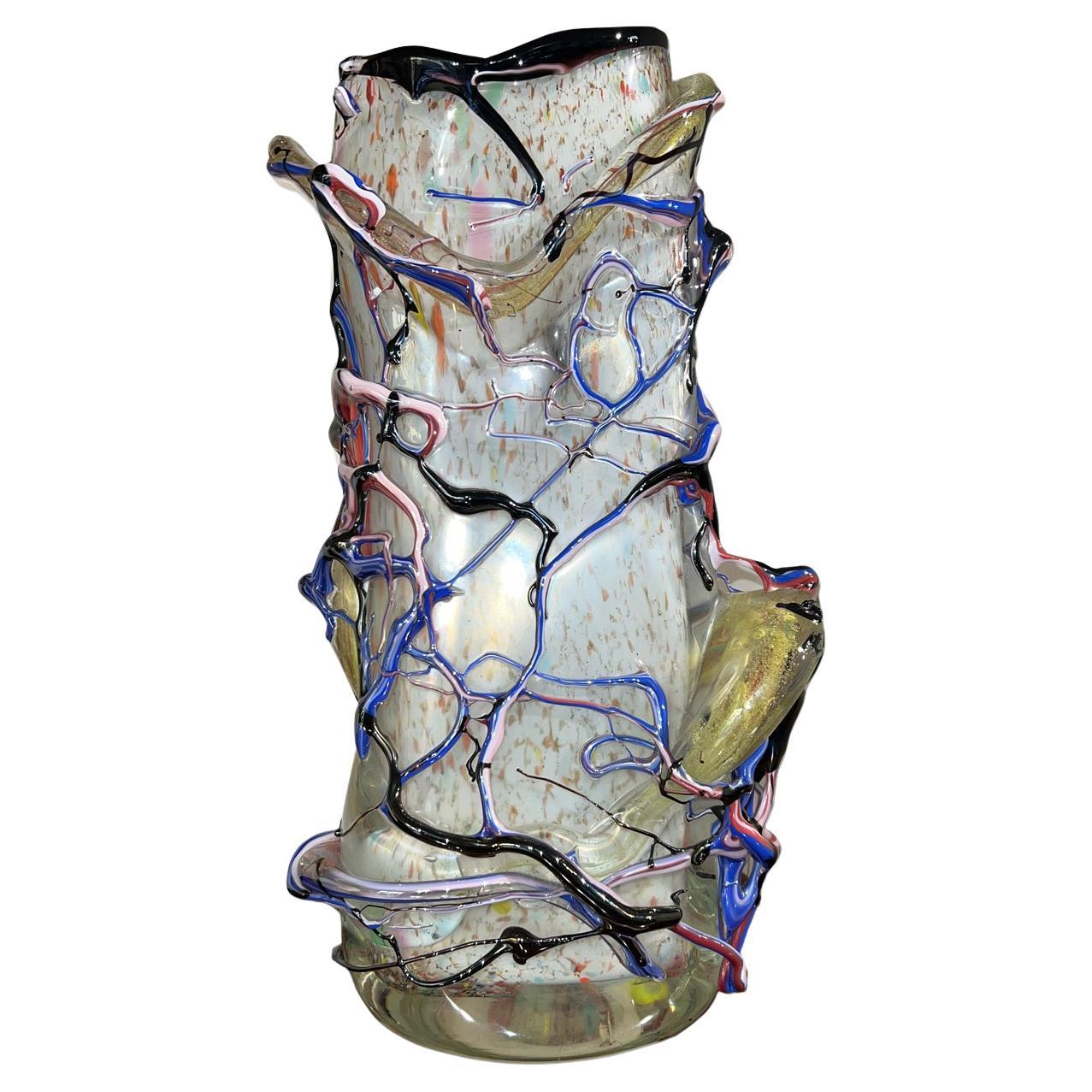 20th CENTURY LARGE MURANO GLASS VASE