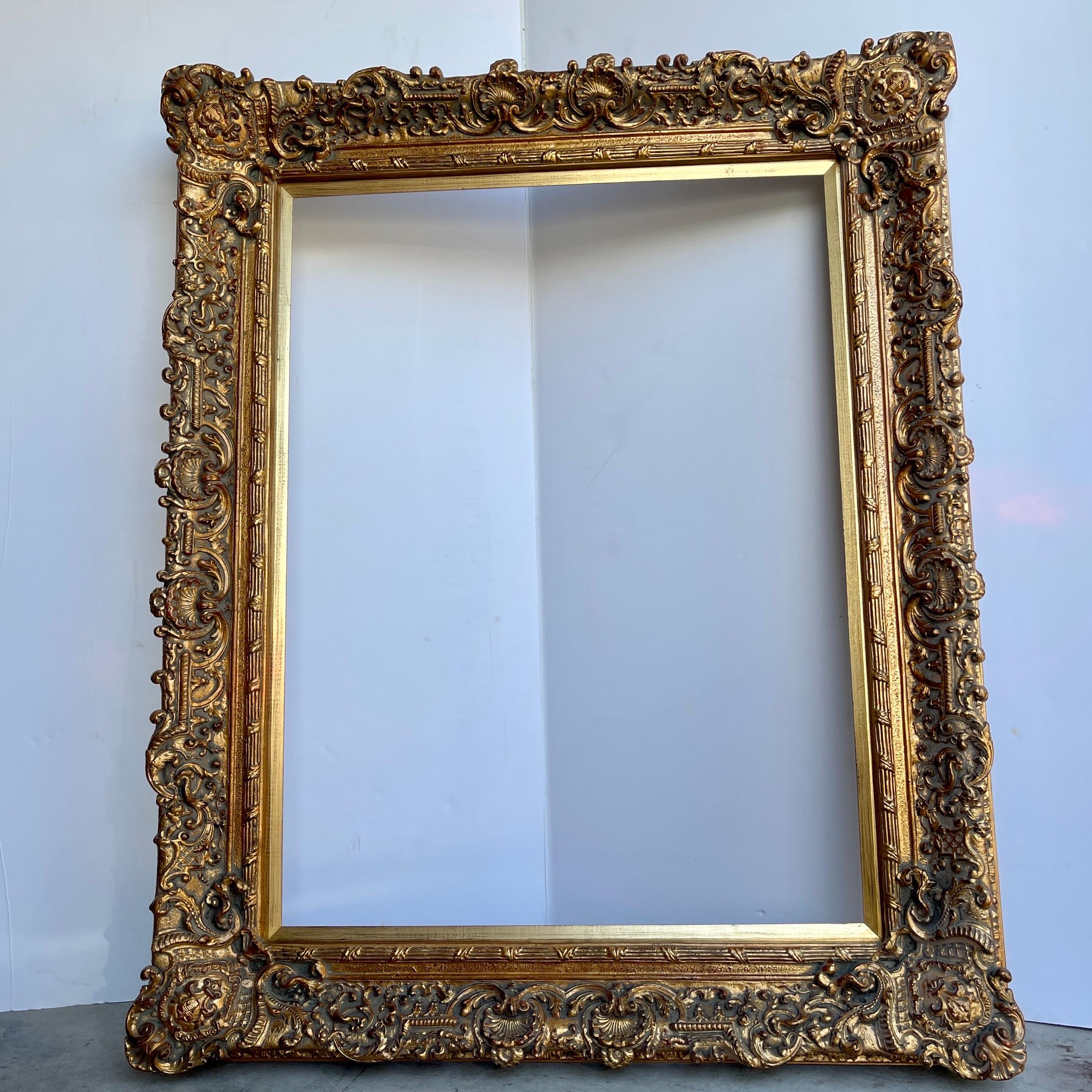 large antique gold frame