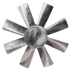 Used 20th Century Large Polished Intake Fan Blade, c.1950