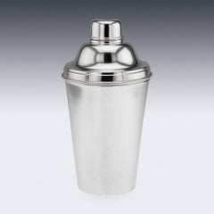 Gran coctelera plateada del siglo XX, de Dunhill Of London