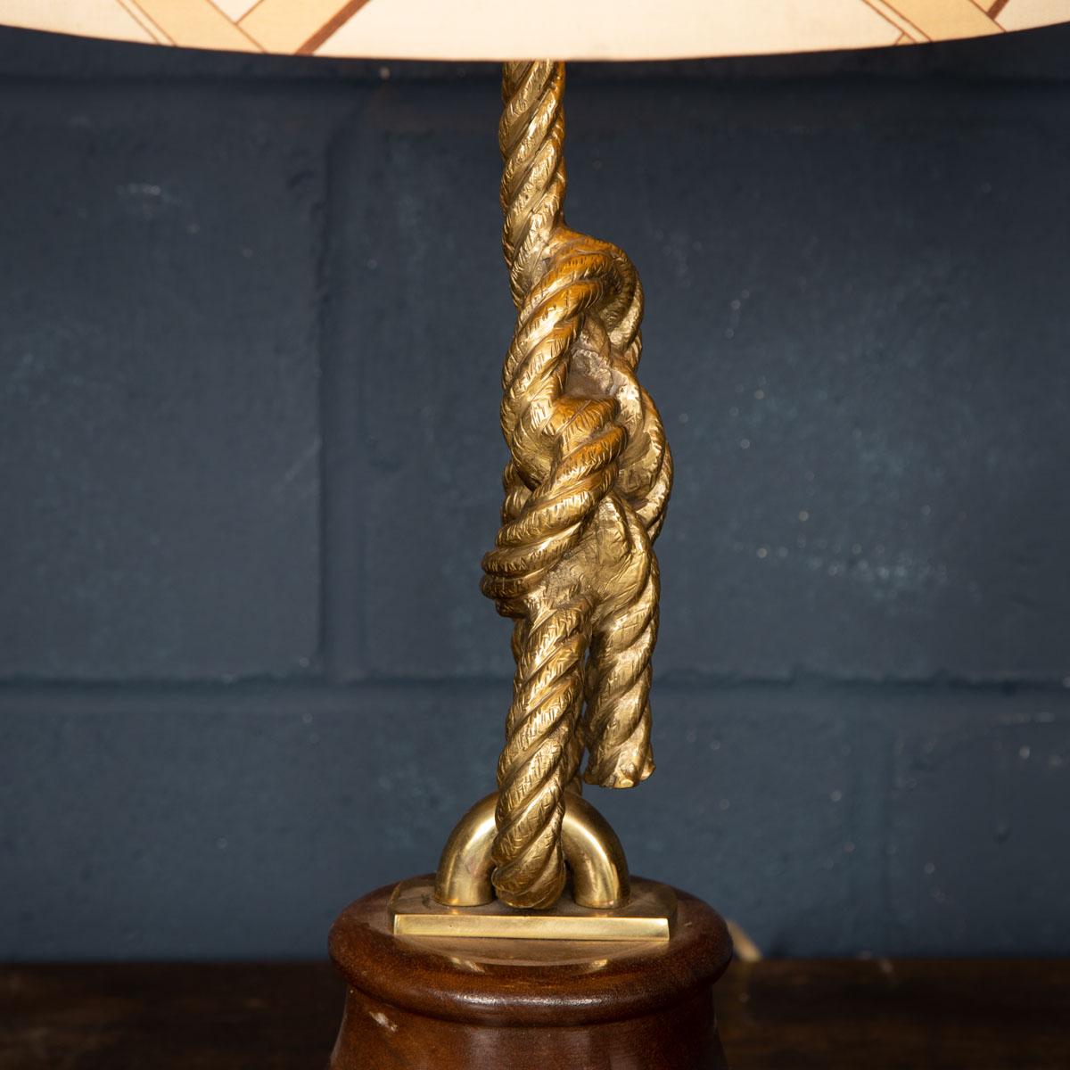 20th Century Large Table Lamp with Original Shade Attributable to Gucci, c.1980 For Sale 11