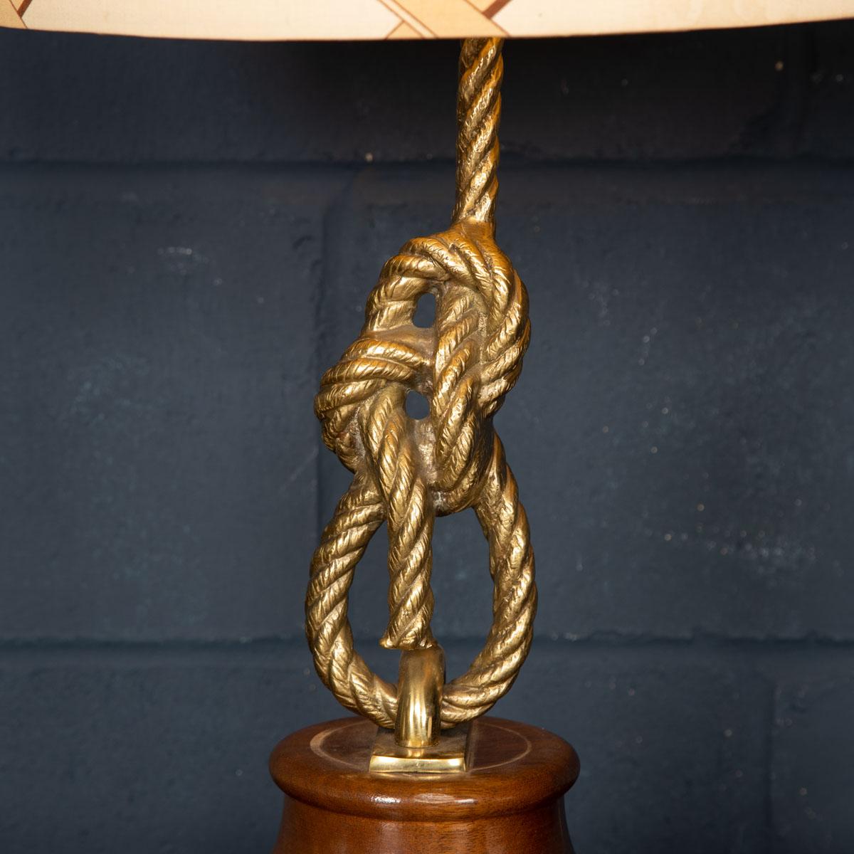20th Century Large Table Lamp with Original Shade Attributable to Gucci, c.1980 For Sale 13