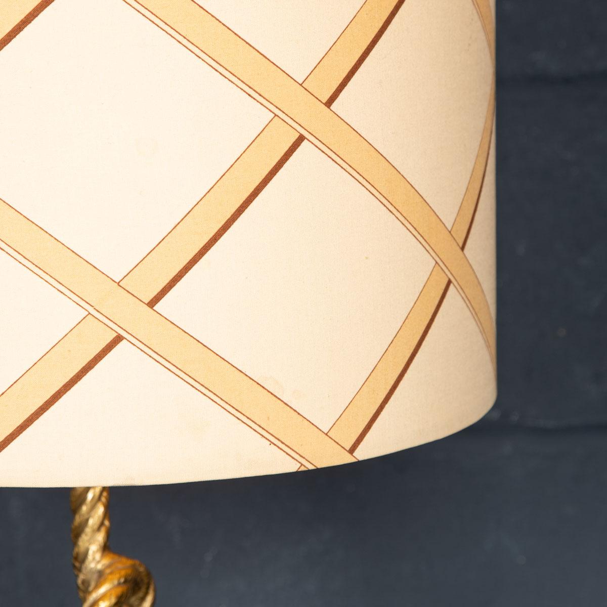 20th Century Large Table Lamp with Original Shade Attributable to Gucci, c.1980 For Sale 3