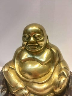 20th Century, Laughing Buddha, Bronze