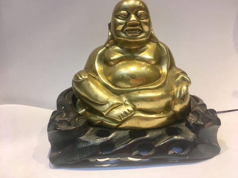 20th Century, Laughing Buddha, Bronze For Sale at 1stDibs
