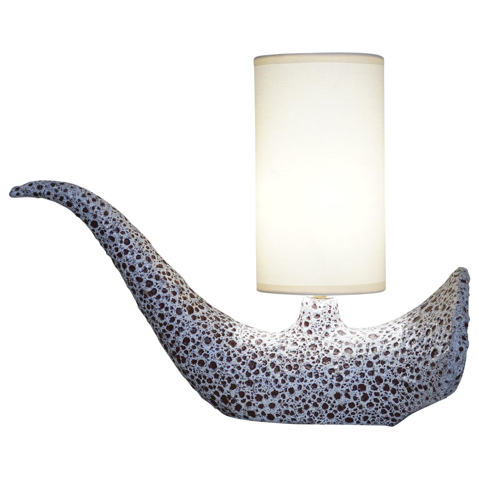 20th Century Le Vaucour Ceramic Table Lamp For Sale
