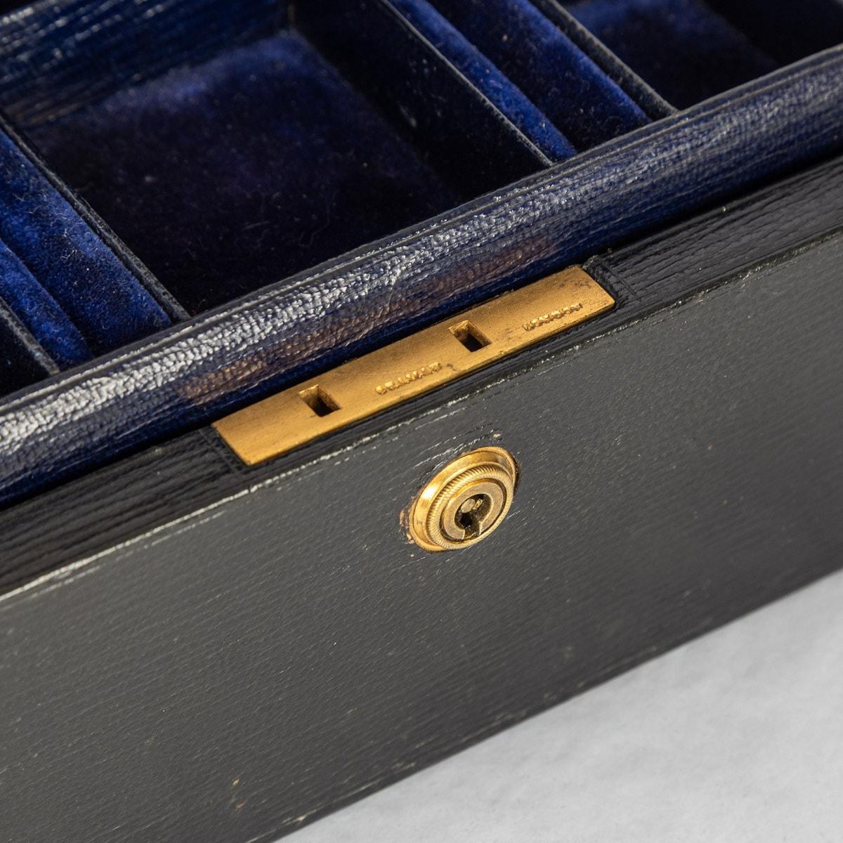 20th Century Leather Jewellery Box, c.1920 For Sale 4