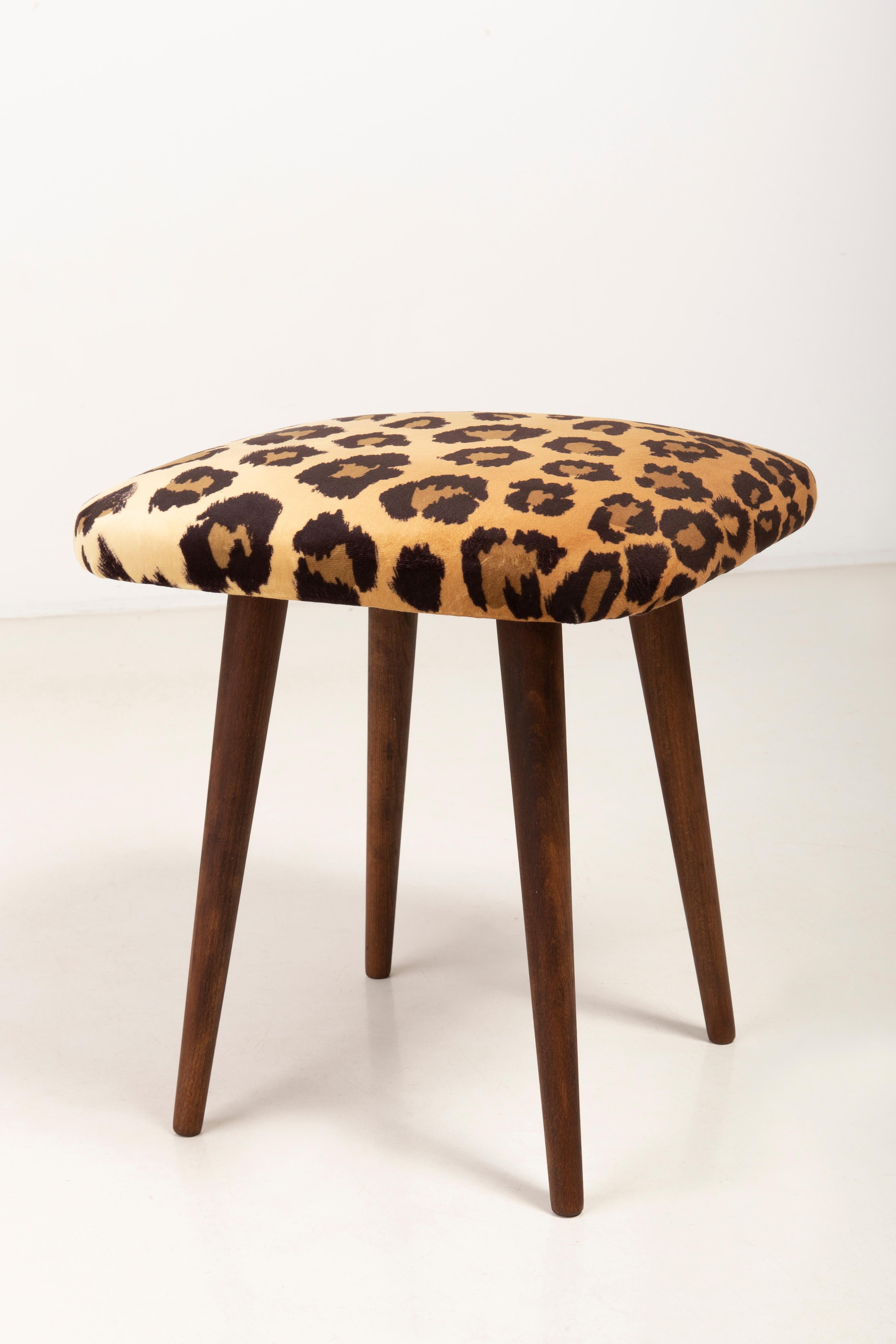 leopard print stool