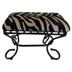Taburete Vintage Leopardo Siglo XX
