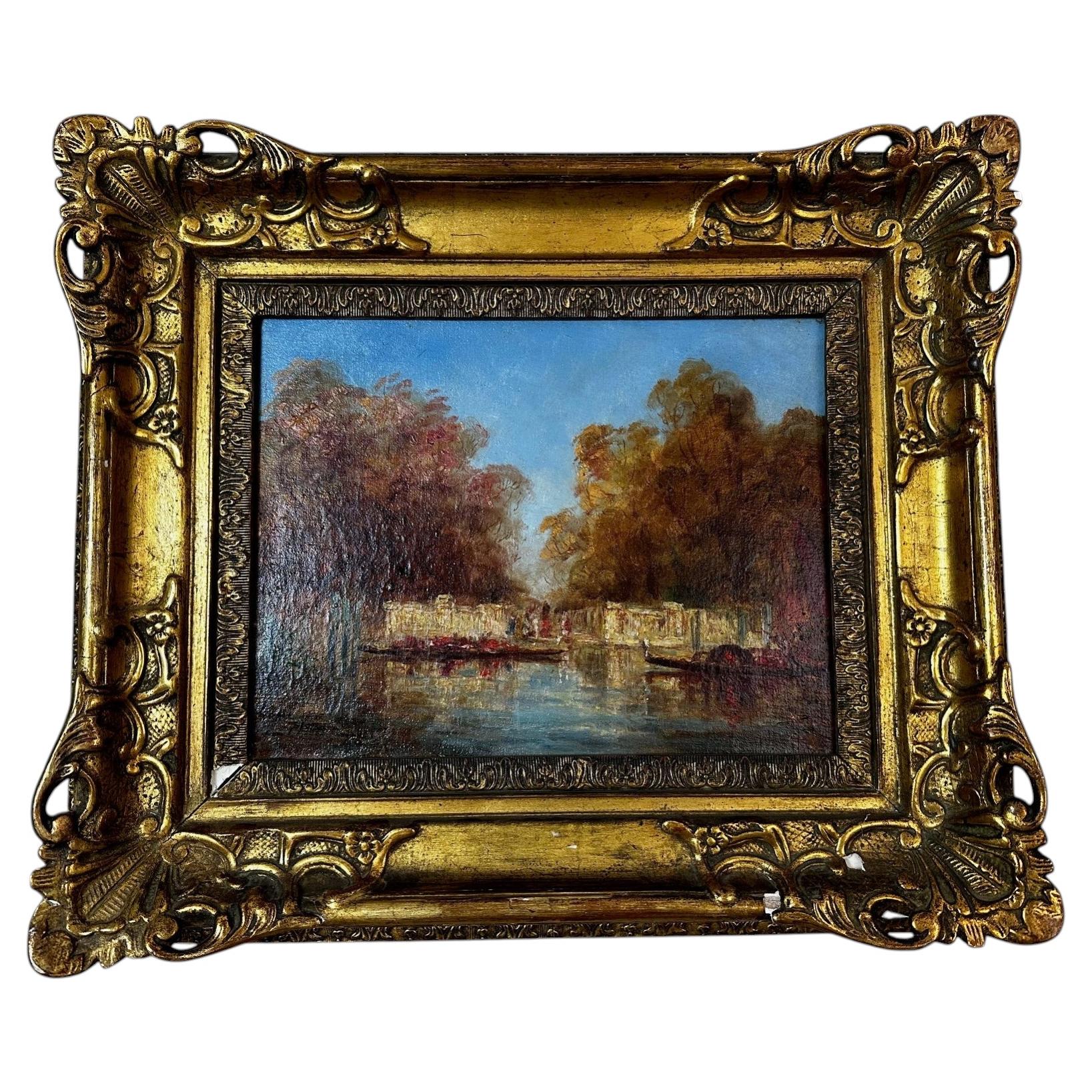 20th century Leopold Ziller Painting For Sale