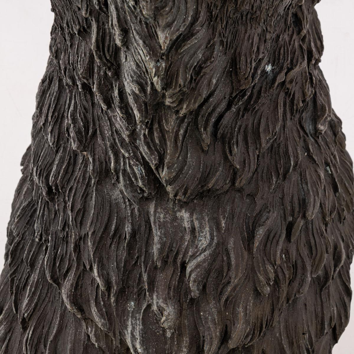 British 20th Century Life Size Bronze Stag's Head