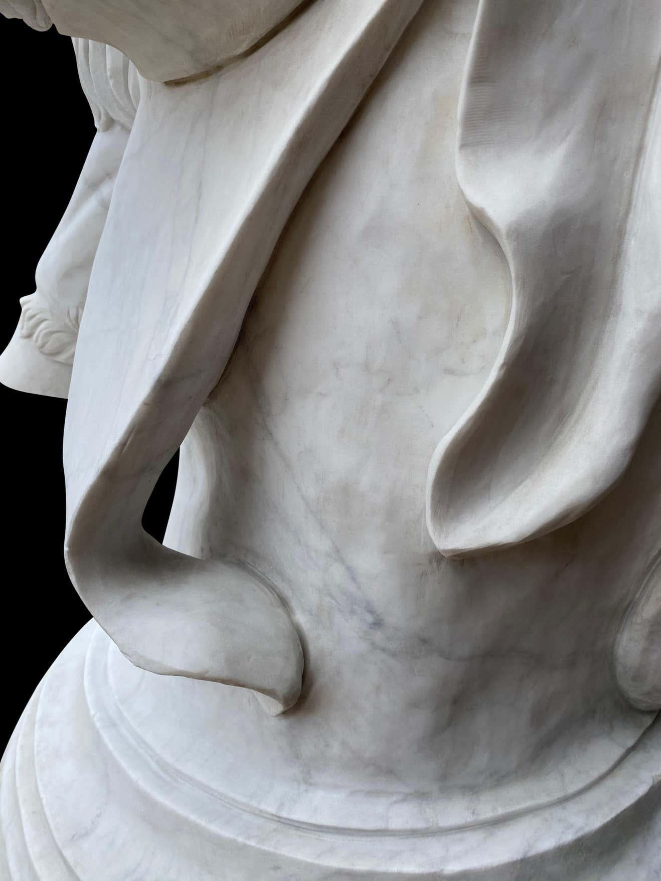 Sculpture grandeur nature de Pan, dieu grec antique de la sexualité, datant du 20e siècle en vente 6