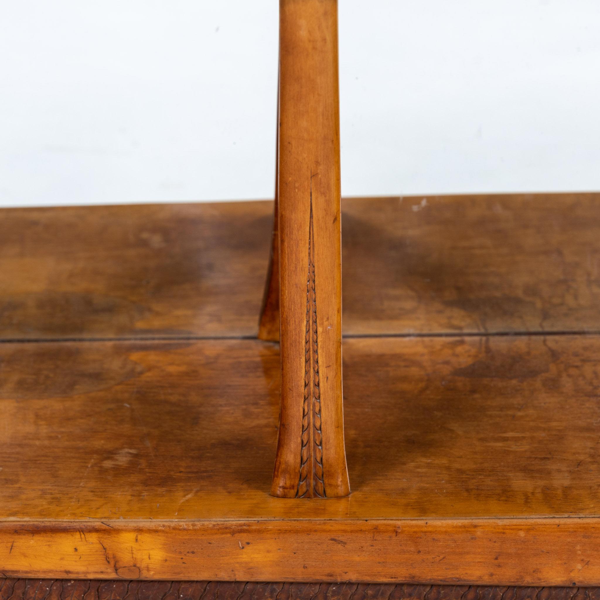 20th Century Italian Modern Maplewood Sideboard - Vintage Walnut Credenza For Sale 12